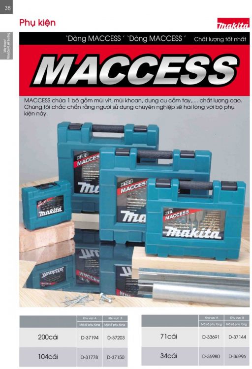 PHỤ KIỆN MAKITA MACCESS