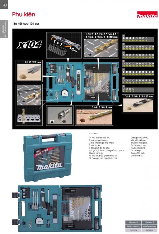 PHỤ KIỆN MAKITA MACCESS